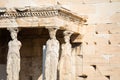 Porch of the Caryatids, Athens Royalty Free Stock Photo