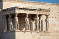 Porch of the Caryatids, Athens Royalty Free Stock Photo