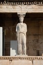 Porch of the Caryatids, Athens Royalty Free Stock Photo