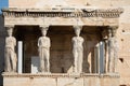 Porch of the Caryatids, Athens Royalty Free Stock Photo