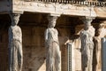 Porch of the Caryatids, Athens Royalty Free Stock Photo