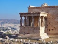 The Porch of the Caryatids, Athens, Greece Royalty Free Stock Photo