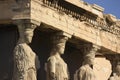 The Porch of the Caryatids Royalty Free Stock Photo