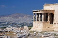 Porch of the Caryatids in Erechtheum, Athens Royalty Free Stock Photo