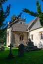 Porch of Church St James, Colesbourne, Gloucestershire Royalty Free Stock Photo