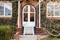 Porch and door of country house Royalty Free Stock Photo