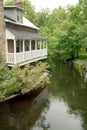 Porch on the Rideau Canal, Perth Ontario Canada Royalty Free Stock Photo