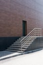 Porch made of granite and door Royalty Free Stock Photo