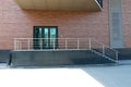 Porch made of granite and front door Royalty Free Stock Photo