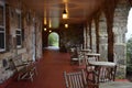 Porch at Mountain Lakes Lodge, Royalty Free Stock Photo