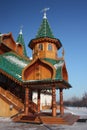 The porch. The palace in the estate Kolomenskoe.