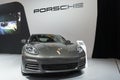 Porche booth at the Montreal auto show Royalty Free Stock Photo