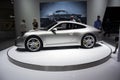 Porche 911 Carrera S side view Royalty Free Stock Photo