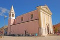 Church of Our Lady of Angels at Porec main square, Croatia