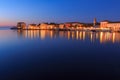 PoreÃÂ after sunset at dusk, Croatia