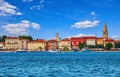 Porec, Croatia. Antique tower in old town.