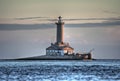 Porer lighthouse adriatic sea croatia mediteran Royalty Free Stock Photo