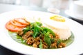 Pork basil Rice