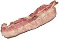 Bacon Rasher Isolated On White Background