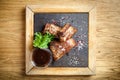 Pork breast on rib Royalty Free Stock Photo