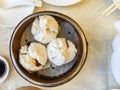 Pork buns steamed dumpling Royalty Free Stock Photo