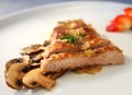 Pork with champignon