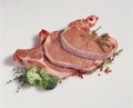 Pork chops Royalty Free Stock Photo