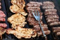 Pork Chops And Cevapcici Royalty Free Stock Photo