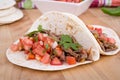 Pork cornita with pico Royalty Free Stock Photo