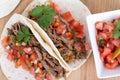 Pork cornita with pico Royalty Free Stock Photo