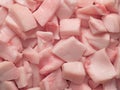 Pork fat cube food background