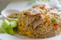 Pork fried rice Royalty Free Stock Photo