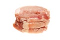 Pork joint on white Royalty Free Stock Photo