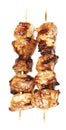 Pork kebabs Royalty Free Stock Photo