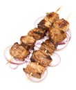 Pork kebabs Royalty Free Stock Photo