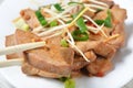 Pork liver salad