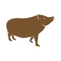 Pork Logo Design Vector. Template Illustration. Icon Symbol