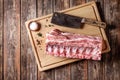 Pork loin with ribs Royalty Free Stock Photo