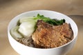 Pork loins noodles soup Royalty Free Stock Photo