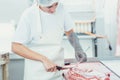 Meat cutting in butchery