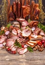 Pork meat products Royalty Free Stock Photo