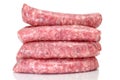Pork meat sausages Royalty Free Stock Photo
