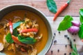 Pork Panaeng Curry Royalty Free Stock Photo
