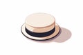 Pork Pie Hat isolated illustration Royalty Free Stock Photo