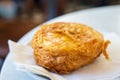 Pork puff pastries, patechouxe or pastizzi with suffed pork