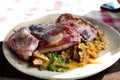 Pork ribs and pickled cabbage - Romanian recipe