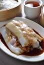 Pork rice sheet dim sim Royalty Free Stock Photo