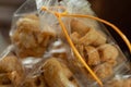 Pork rind favorite food in Thailand