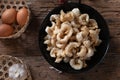 Pork rinds also known as chicharon or chicharrones , kab moo Royalty Free Stock Photo