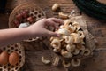 Pork rinds also known as chicharon or chicharrones , kab moo Royalty Free Stock Photo